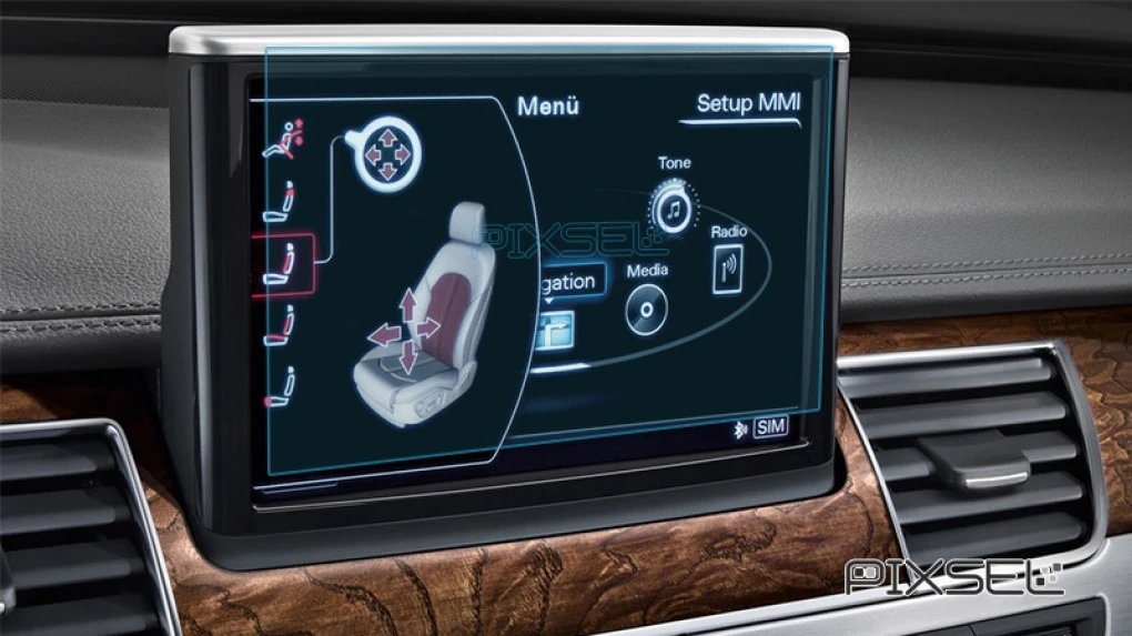 Zaščitno steklo Pixsel za monitor AUDI A8 / S8 - 7.7“ 2010 - 2013