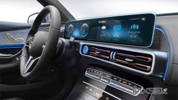 Zaščitno steklo Pixsel za armaturno ploščo MERCEDES BENZ EQC-CLASS - 24.7“ 2019 - 2023