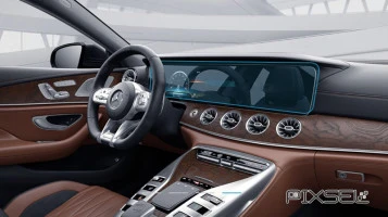 Zaščitno steklo Pixsel za armaturno ploščo MERCEDES BENZ AMG GT 4 DOORS - 28.5“ 2018 -