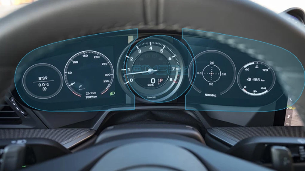 Zaščitno steklo Pixsel za armaturno ploščo PORSCHE 911 - 18.1“ 2019 - 2024