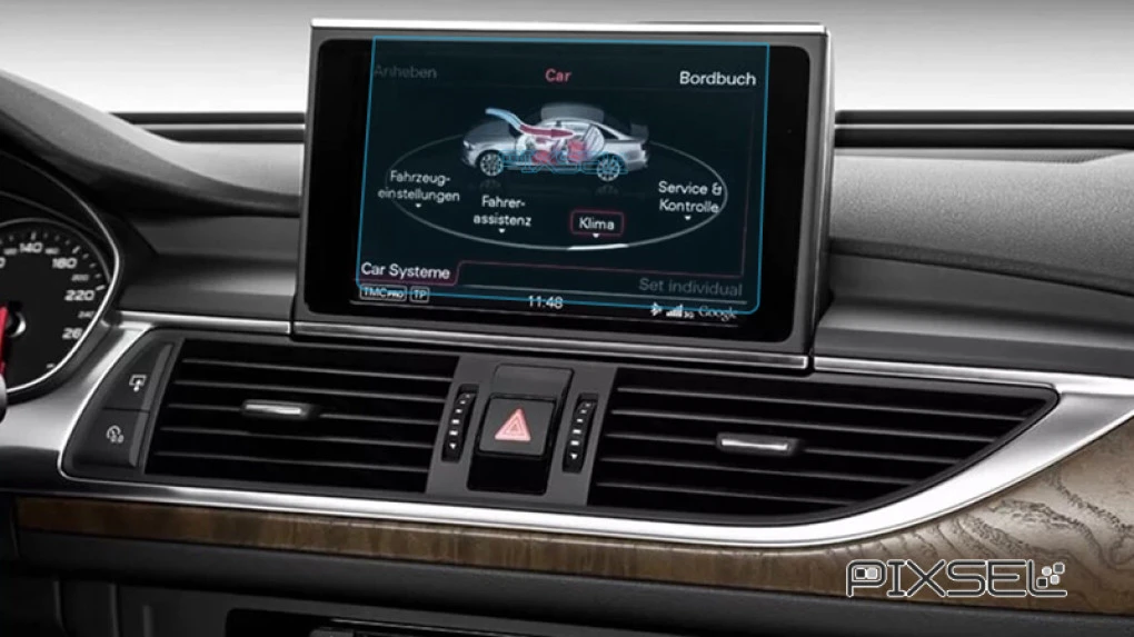 Zaščitno steklo Pixsel za monitor AUDI A6 / S6 / RS6 - 7.7“ 2011 - 2014