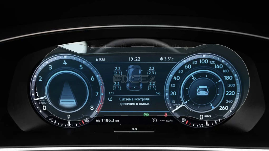 Zaščitno steklo Pixsel za armaturno ploščo VOLKSWAGEN TIGUAN - 11.9“ 2017 - 2018