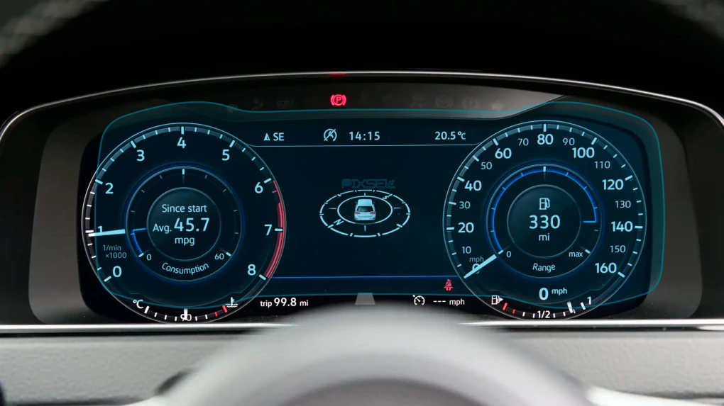 Zaščitno steklo Pixsel za armaturno ploščo VOLKSWAGEN GOLF - 11.9“ 2017 - 2020