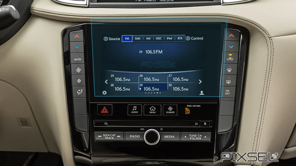 Zaščitno steklo Pixsel za spodnji monitor INFINITI QX50 - 9“ 2018 -