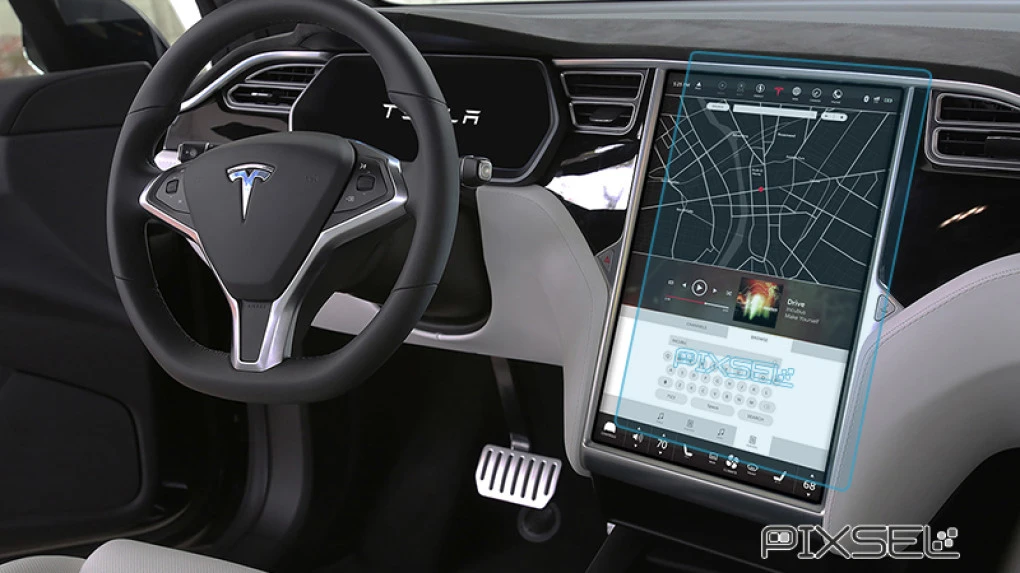 Zaščitno steklo Pixsel za monitor TESLA MODEL S - 16.8“ 2012 - 2015