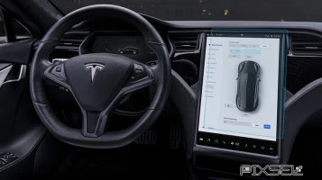 Zaščitno steklo Pixsel za monitor TESLA MODEL X - 16.8“ 2015 -