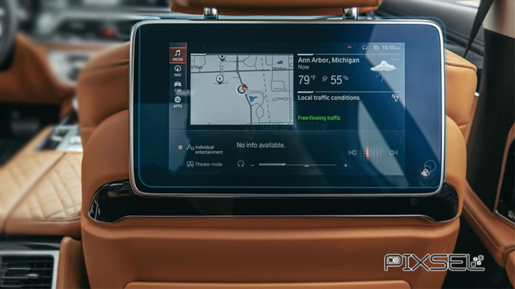 Zaščitno steklo Pixsel za zadnji monitor BMW X7 - 13.1“ 2019 - 2022 (G07)