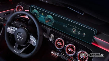 Zaščitno steklo Pixsel za armaturno ploščo MERCEDES BENZ CLA-CLASS - 24.7“ 2019 -