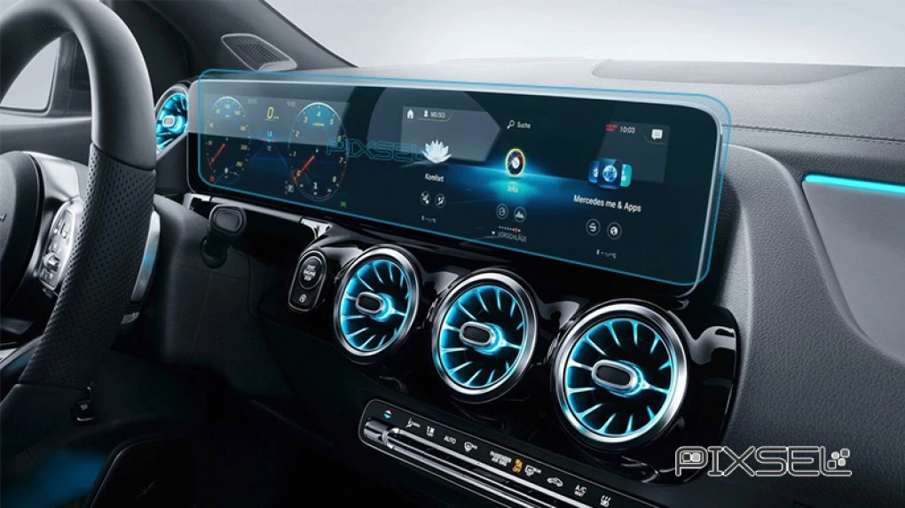 Zaščitno steklo Pixsel za armaturno ploščo MERCEDES BENZ B-CLASS - 24.7“ 2018 -
