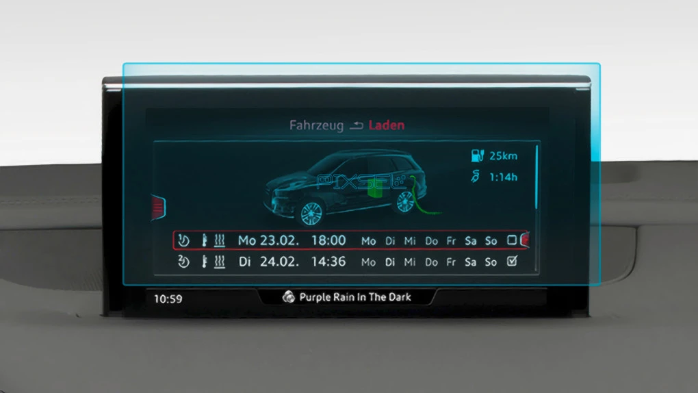 Zaščitno steklo Pixsel za monitor AUDI Q7 / SQ7 / RSQ7 - 9.1“ 2015 - 2018