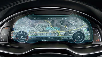 Zaščitno steklo Pixsel za armaturno ploščo AUDI Q7 / SQ7 / RSQ7 - 12“ 2015 - 2018