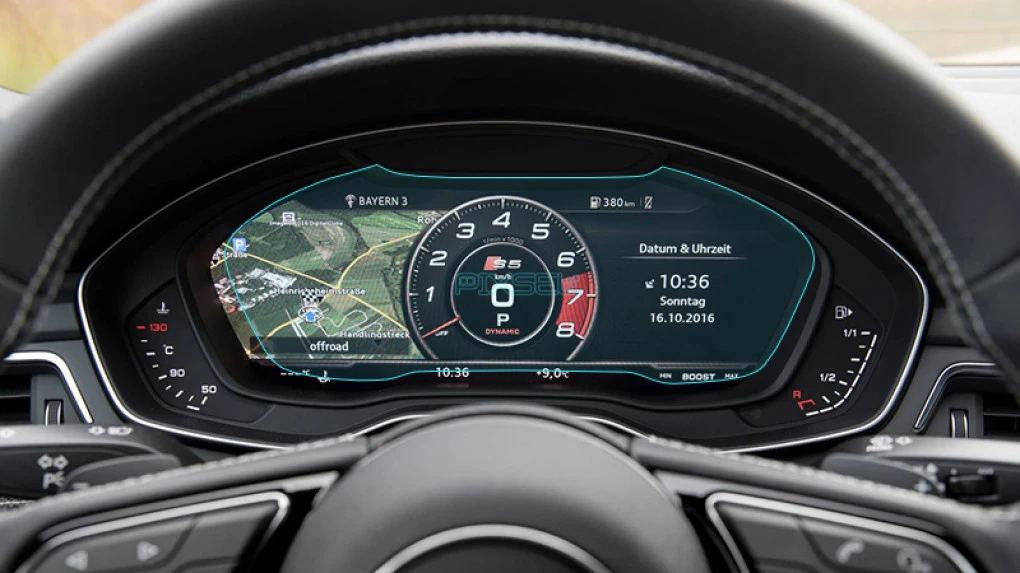 Zaščitno steklo Pixsel za armaturno ploščo AUDI A5 / S5 / RS5 - 12“ 2017 - 2020