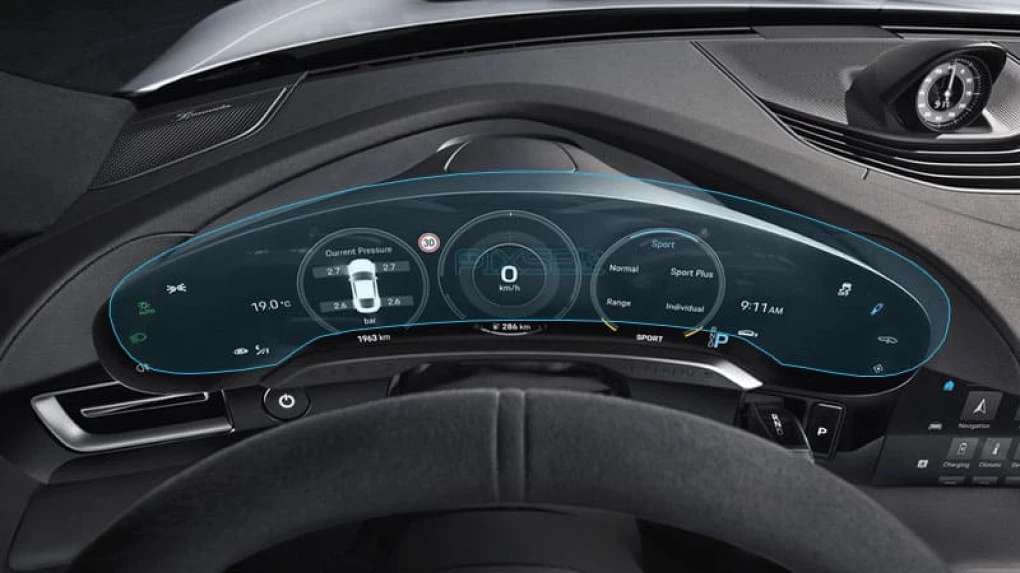 Zaščitno steklo Pixsel za armaturno ploščo PORSCHE TAYCAN - 20.5“ 2020 -