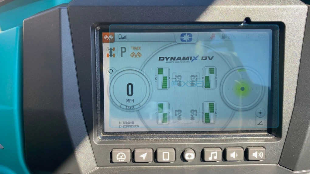 Zaščitno steklo Pixsel merilnik hitrosti za Buggy POLARIS RZR PRO R ULTIMATE 7.2“