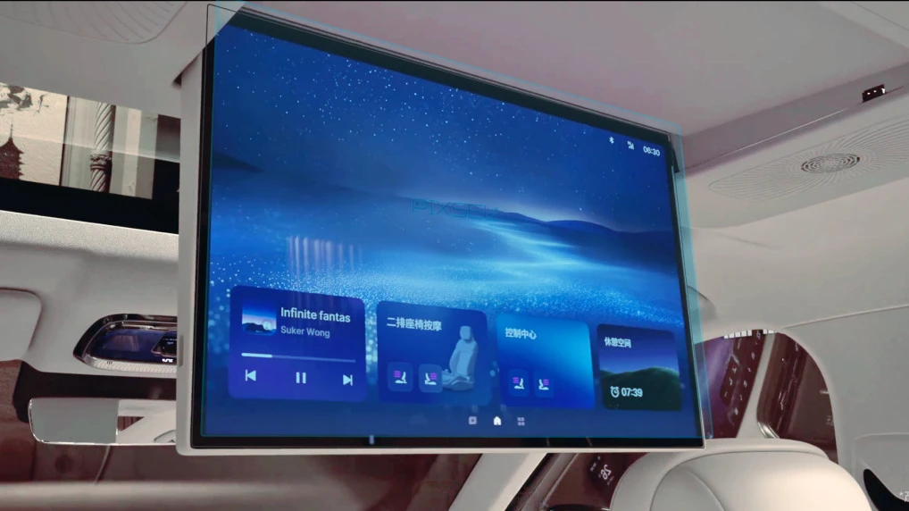 Zaštitno staklo Pixsel za stražnji monitor GEELY GALAXY M9 - 18.2“ 2025 -