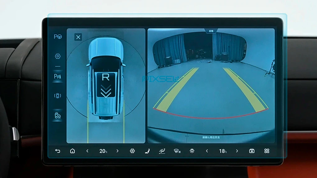 Zaščitno steklo Pixsel za monitor BYD LEOPARD 7 - 16.3“ 2025 -