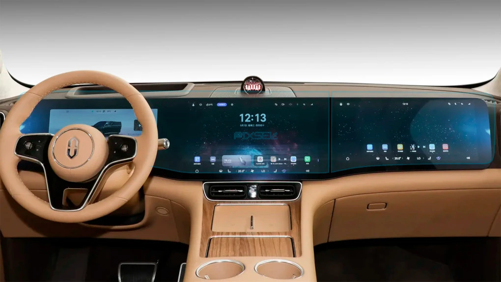 Zaščitno steklo Pixsel za široki zaslon (2 dela) AITO M8 - 50.4“ 2025 -