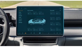 Zaščitno steklo Pixsel za monitor POLESTAR 4 - 16.6“ 2023 -