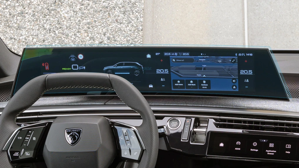 Zaščitno steklo Pixsel za široki zaslon PEUGEOT 5008 - 27.9“ 2025 -