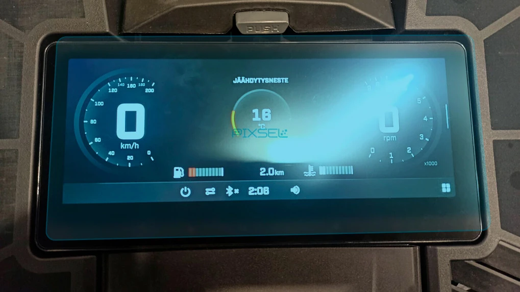 Zaščitno steklo Pixsel za merilnik hitrosti motornih sani BRP SKI-DOO FREERIDE 2024 + 10.25“