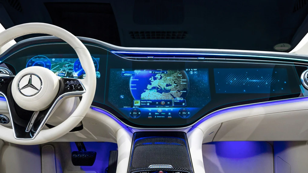 Zaščitno steklo Pixsel za široki zaslon (2 dela) MERCEDES BENZ EQS - 48.9“ 2022 -