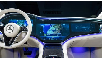 Zaščitno steklo Pixsel za široki zaslon (2 dela) MERCEDES BENZ EQS - 48.9“ 2022 -