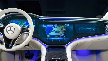 Zaščitno steklo Pixsel za široki zaslon (2 dela) MERCEDES BENZ EQS - 48.9“ 2022 -