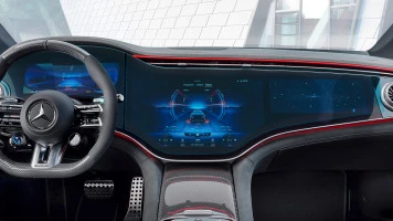 Zaščitno steklo Pixsel za široki zaslon (2 dela) MERCEDES BENZ EQE - 48.9“ 2022 -