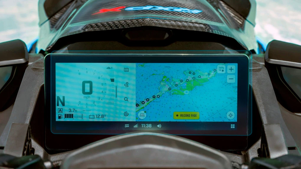 Zaščitno steklo Pixsel merilnik hitrosti za vodni skuter BRP SEA-DOO RXP-X 325 2025 + 10.25“